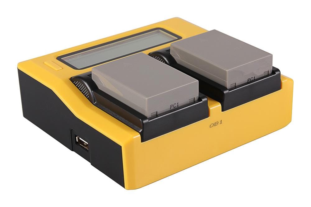 PATONA Dual LCD USB Ładowarka dla Olympus PSBLN1 PS‑BLN1
