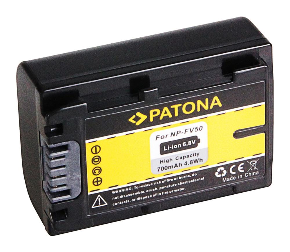 PATONA Batteria per Sony HDR-CX110 HDR-CX170 NP-FV30 NP-FV50 NP-FV100 PATONA Batteria per Sony HDR-CX110 HDR-CX170 NP-FV30 NP-FV50 NP-FV100
