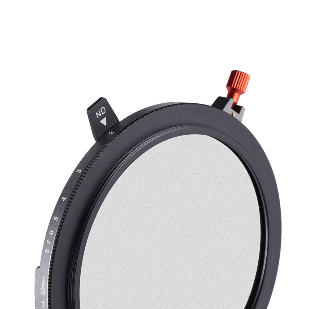 ROUND Variable screw-in VND with CPL & Black Mist 1.5-8 Stops 3in1 round filter incl. lens cap