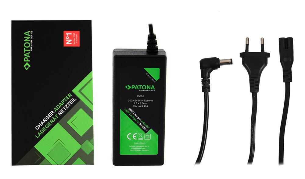 PATONA Adaptateur secteur premium 19V 3,42A 65W pour Acer TravelMate Aspire 1200 1410 1690