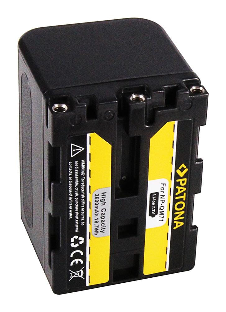 PATONA batería para Sony NP-FM71 NP-QM70 NP-FM70 NP-QM7 CCD-TRV138