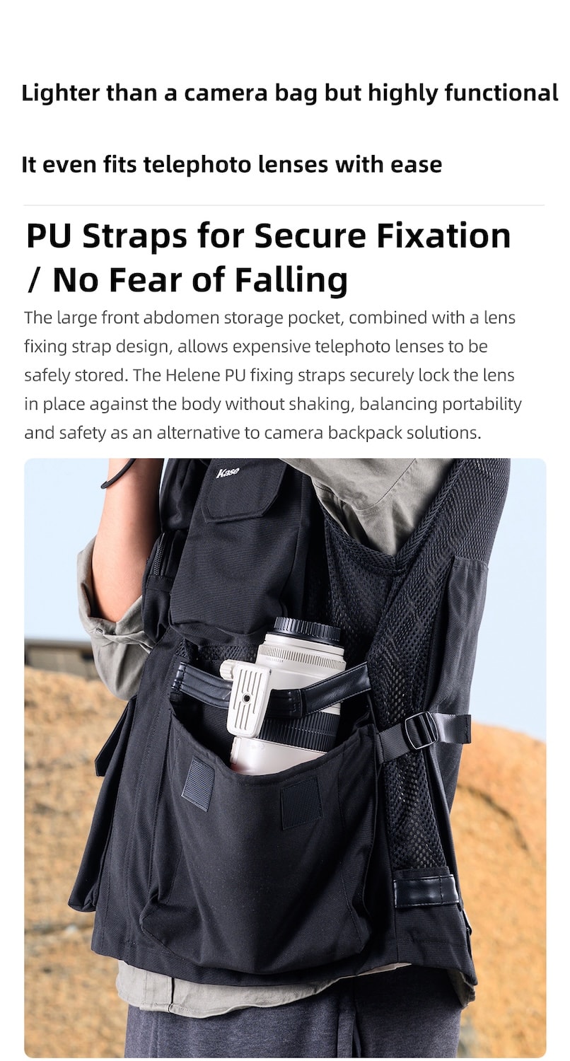 Chaleco para fotógrafos chaqueta fotográfica outdoor unisex Chaleco para fotógrafos chaqueta fotográfica outdoor unisex