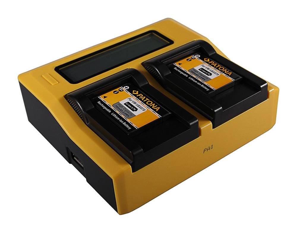 PATONA Dual LCD USB Charger for Pentax D‑Li88, Optio H90, P70, P80, W90, WS80 and SANYO Batteries PATONA Dual LCD USB Charger for Pentax D‑Li88, Optio H90, P70, P80, W90, WS80 and SANYO Batteries