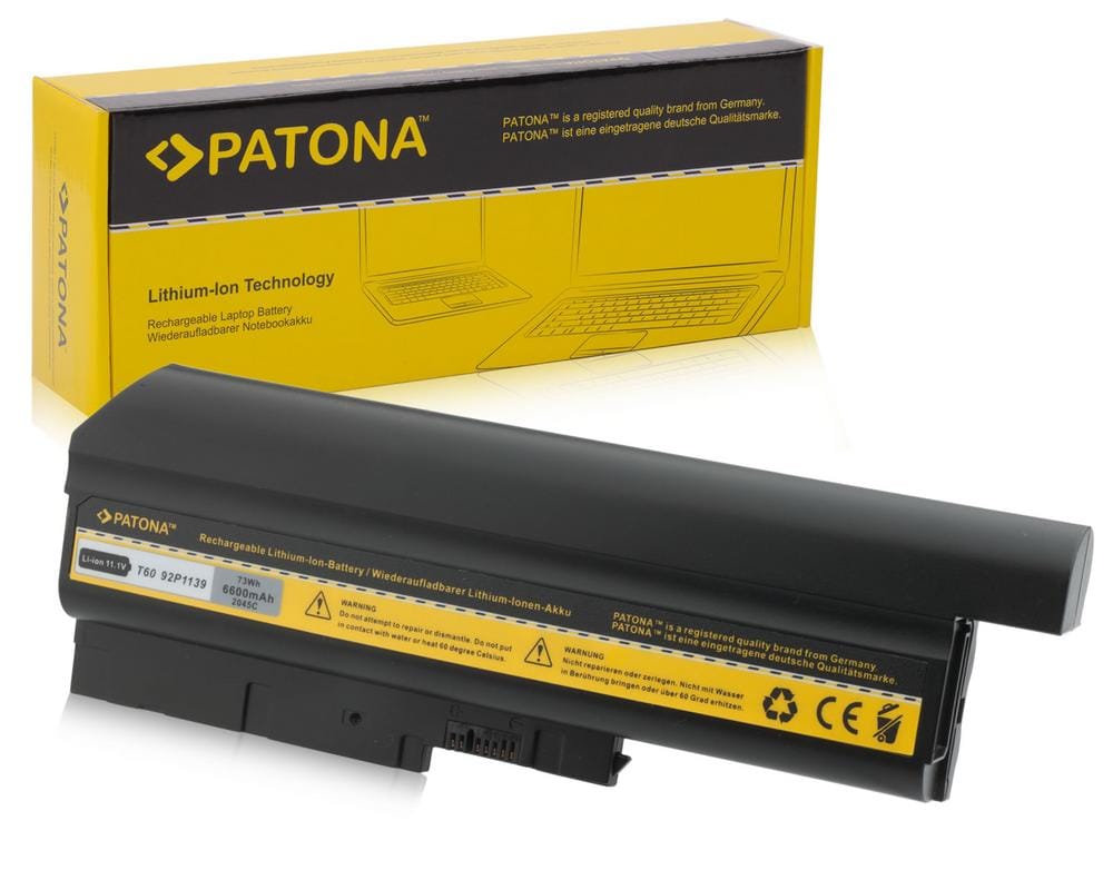 PATONA Bateria para IBM Lenovo ThinkPad T60 T61 R60 40Y6797 6600mAh
