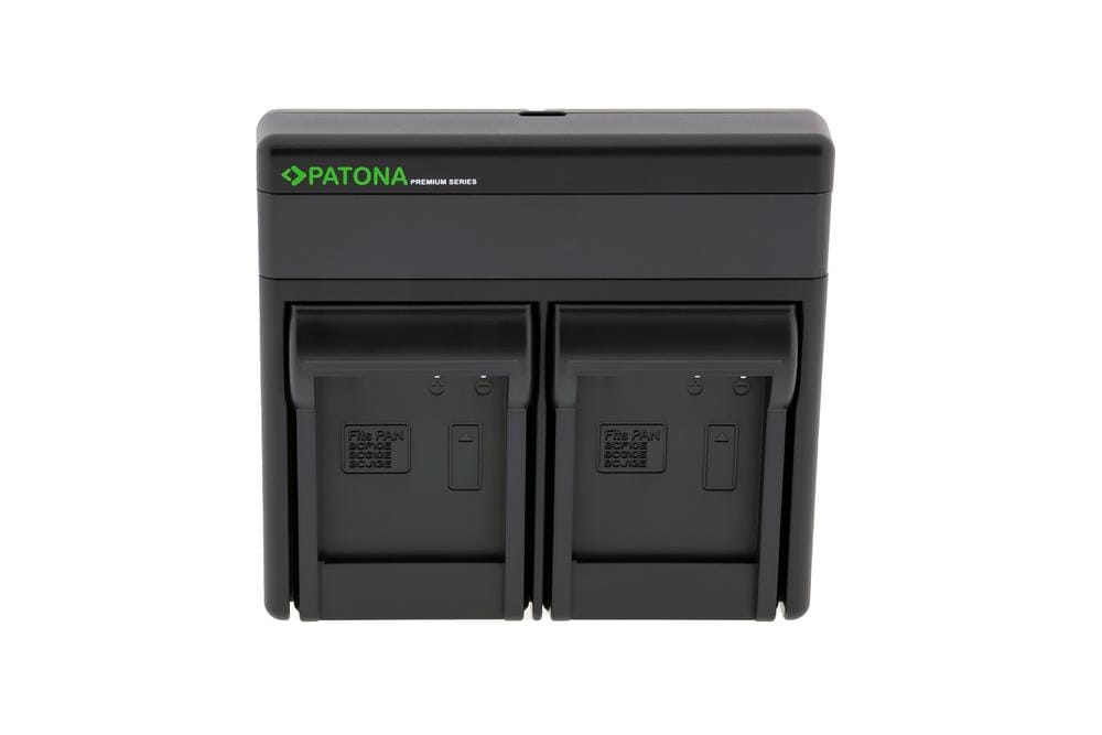 PATONA Premium Dual PD Performance Charger for Panasonic DMW-BCF10E including USB‑C Input/Output