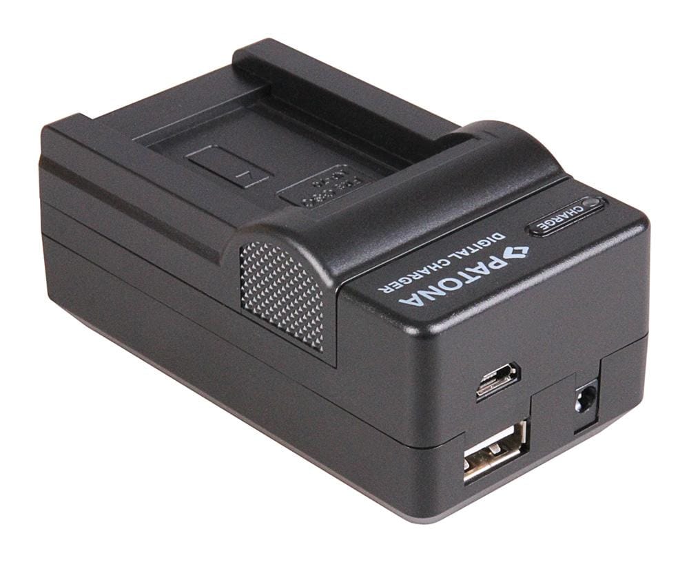 PATONA 4-in-1 Charger for Casio Exilim EX-Z150 Z155 Z250 NP70 NP-70