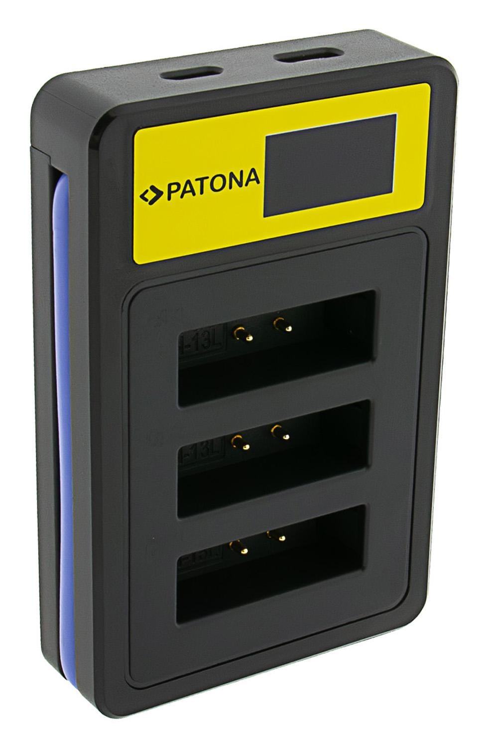 PATONA Smart Triple LCD USB Cargador para Canon NB-13L PowerShot G5 X G5X G7 X G7 X Mark II G7X G9 X