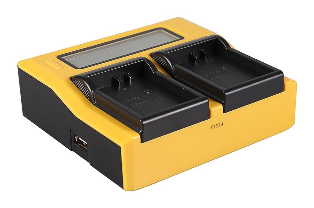 PATONA Dual LCD USB Caricatore per Nikon ENEL21 EN-EL21