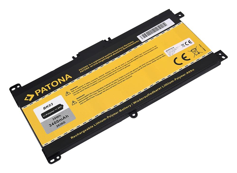 PATONA bateria para HP BK03 Pavilion X360 BK03XL 916811-855 TPN-W125 HSTNN-LB7S HSTNN-UB7G