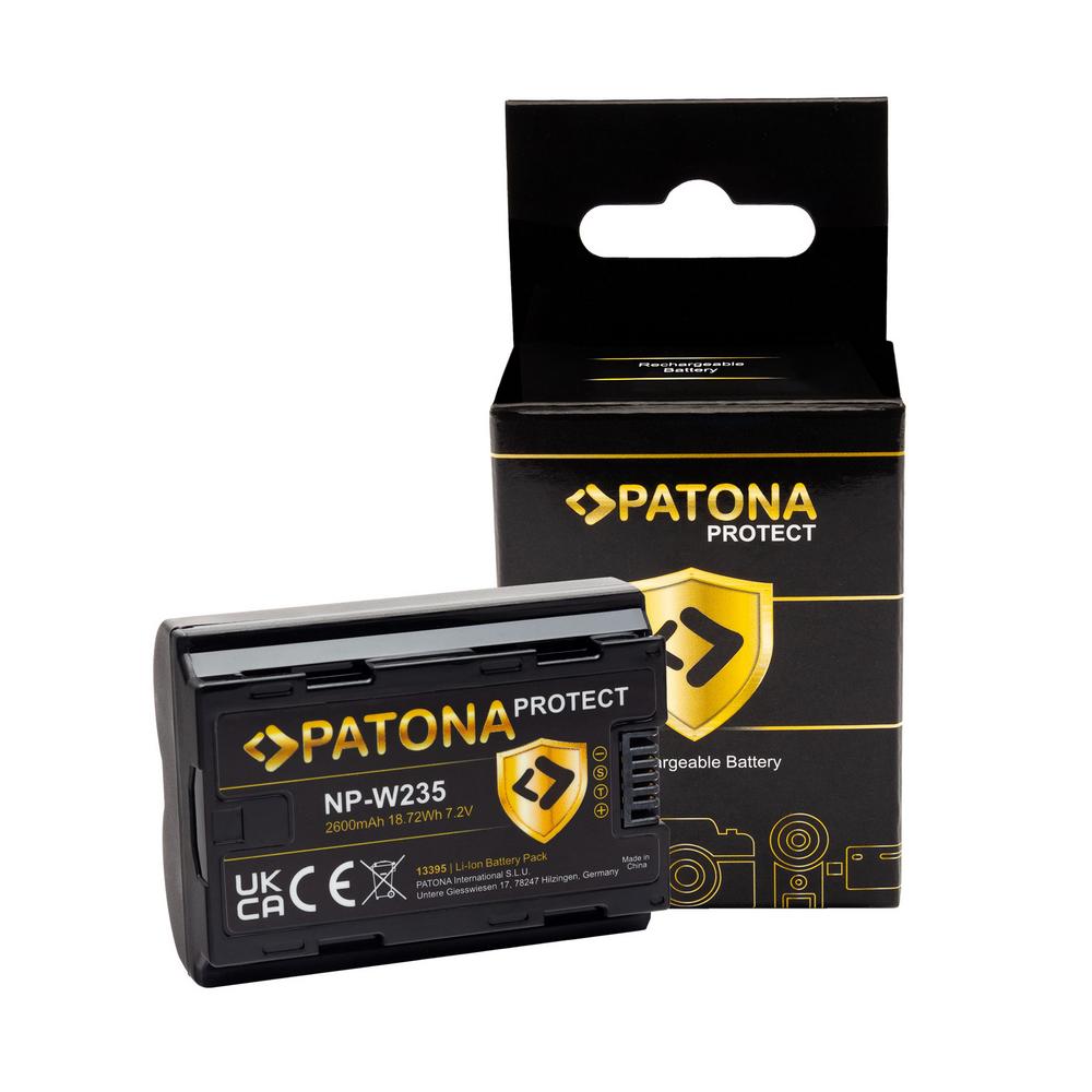 PATONA PROTECT batteria per Fuji FinePix NP-W235 XT-4 XT4