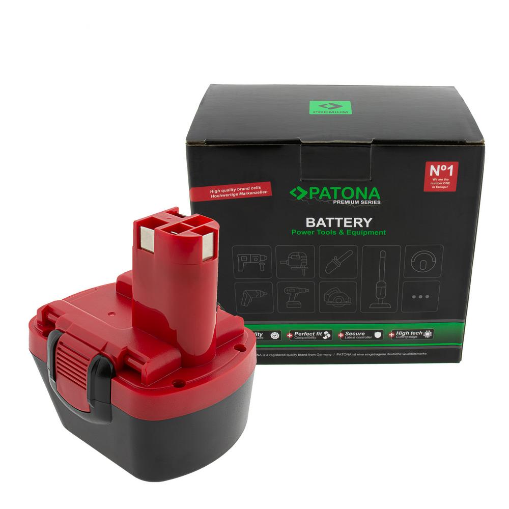 PATONA Batterie Premium pour Bosch BAT043 Exact 8 12 700 GDR 12 V GDS 14.4V-LI 14.4V-LIN GLI 12 12