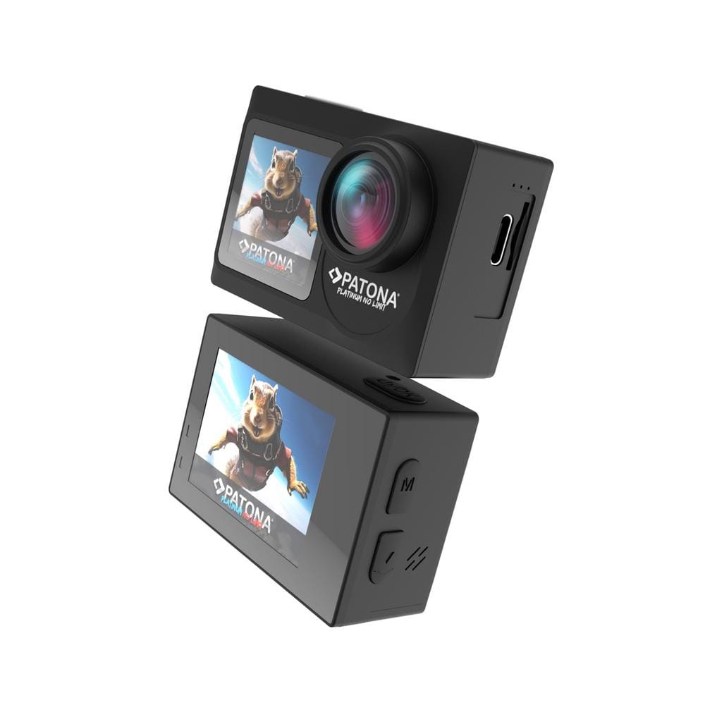 PATONA Platinum Action Cam Life SL4 5K 120fps 64MP EIS 120° 6G+IR RC WiFi App with plenty of accessories PATONA Platinum Action Cam Life SL4 5K 120fps 64MP EIS 120° 6G+IR RC WiFi App with plenty of accessories