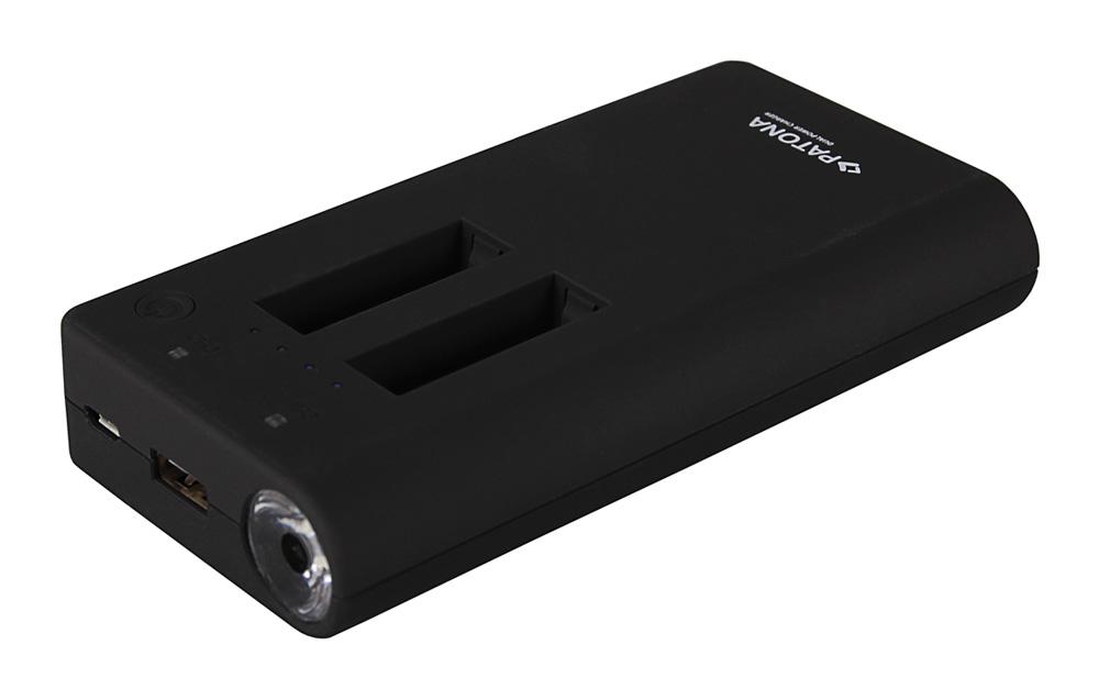 PATONA Powerbank per 2 batterie GoPro Hero 4 con USB-Output