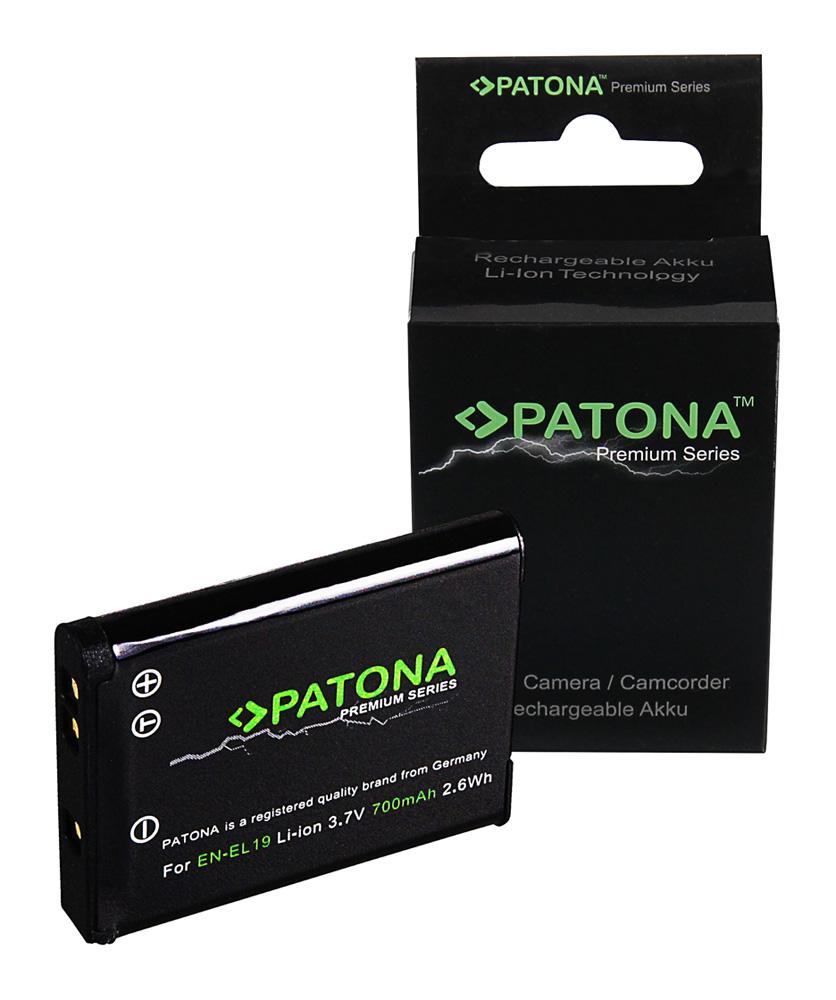 PATONA Premium Battery for Nikon EN-EL19 CoolPix S32 S6400 S3100 S2600 PATONA Premium Battery for Nikon EN-EL19 CoolPix S32 S6400 S3100 S2600