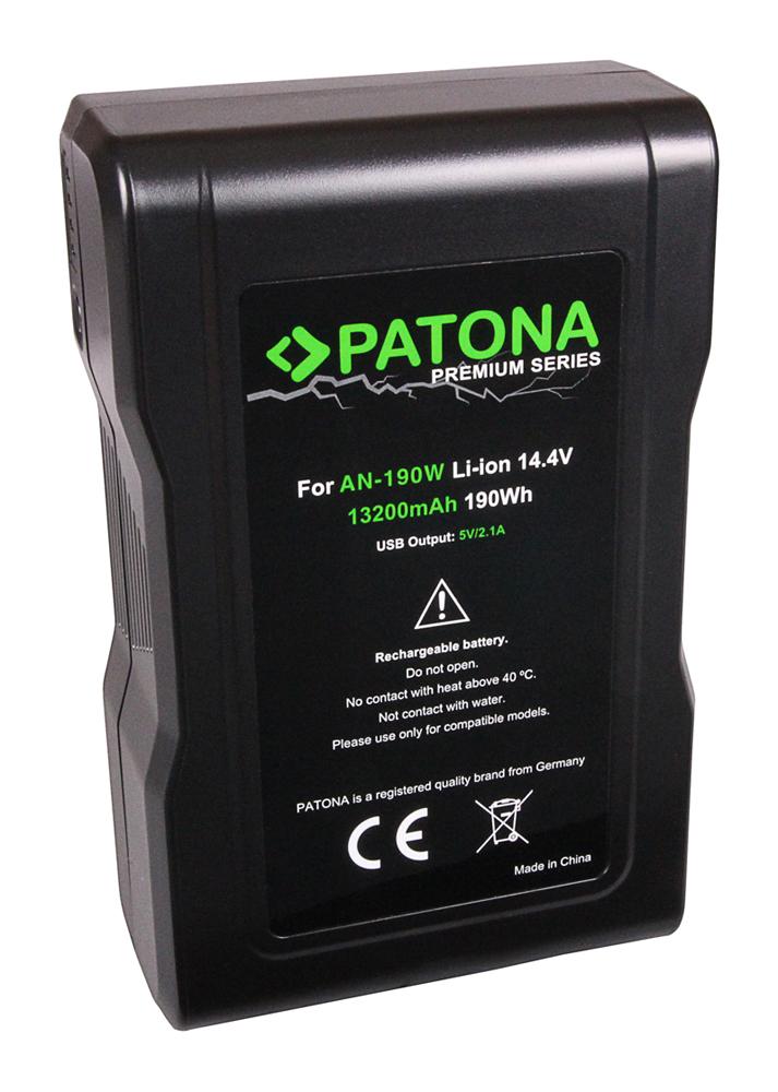 PATONA Premium Battery for Anton Bauer AN-190W Gold Mount ARRI Alexa Blackmagic URSA D‑Tap USB Output PATONA Premium Battery for Anton Bauer AN-190W Gold Mount ARRI Alexa Blackmagic URSA D‑Tap USB Output