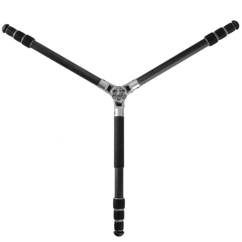 Mountain Series Trépied en carbone C83S sans tête de trépied avec colonne centrale Mountain Series Trépied en carbone C83S sans tête de trépied avec colonne centrale