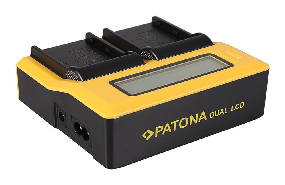 PATONA Carregador Dual LCD USB para Nikon EN-EL3 EN-EL3e FNP-150 BLM5