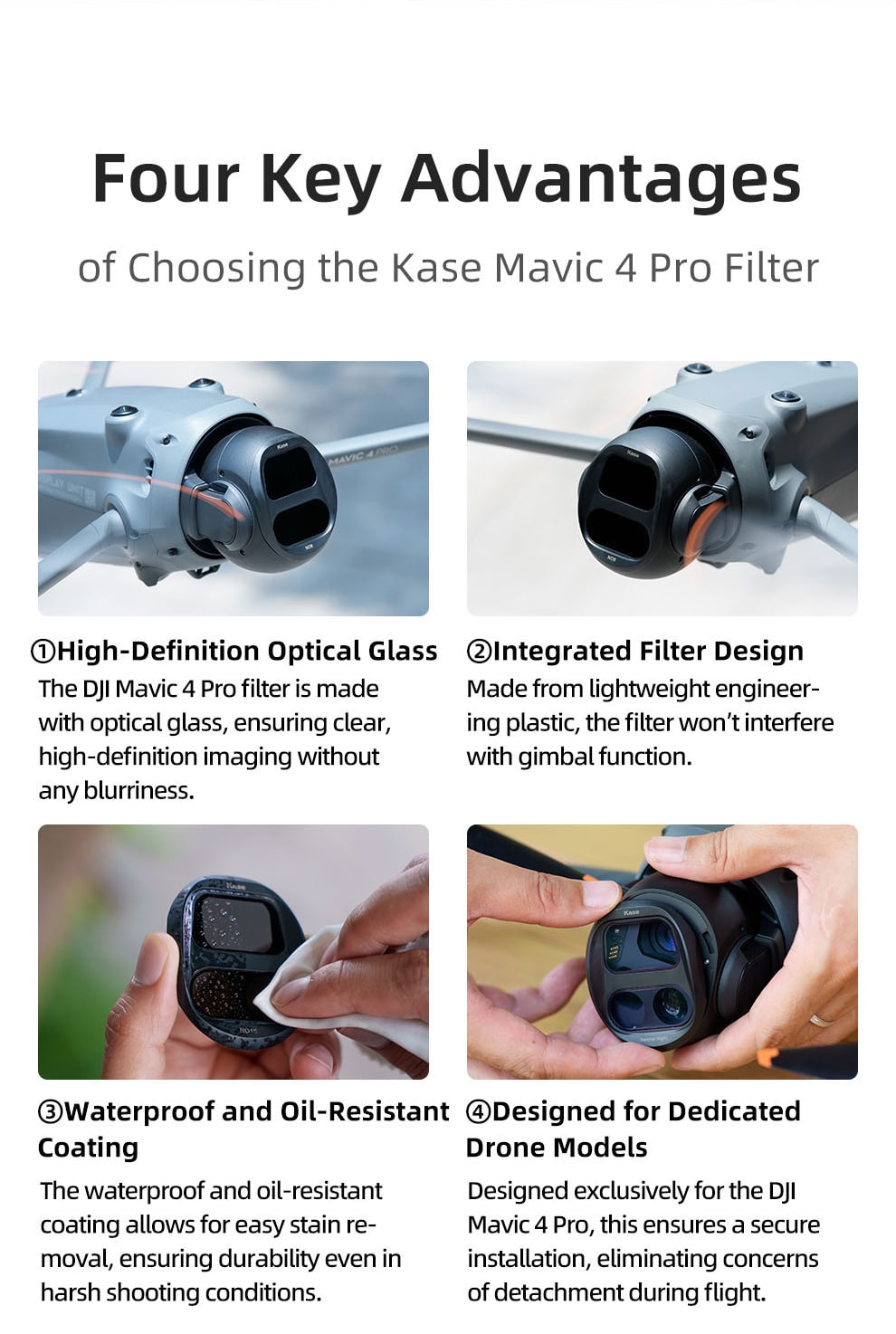 DJI Mavic 4 Pro filtr polaryzacyjny CPL DJI Mavic 4 Pro filtr polaryzacyjny CPL