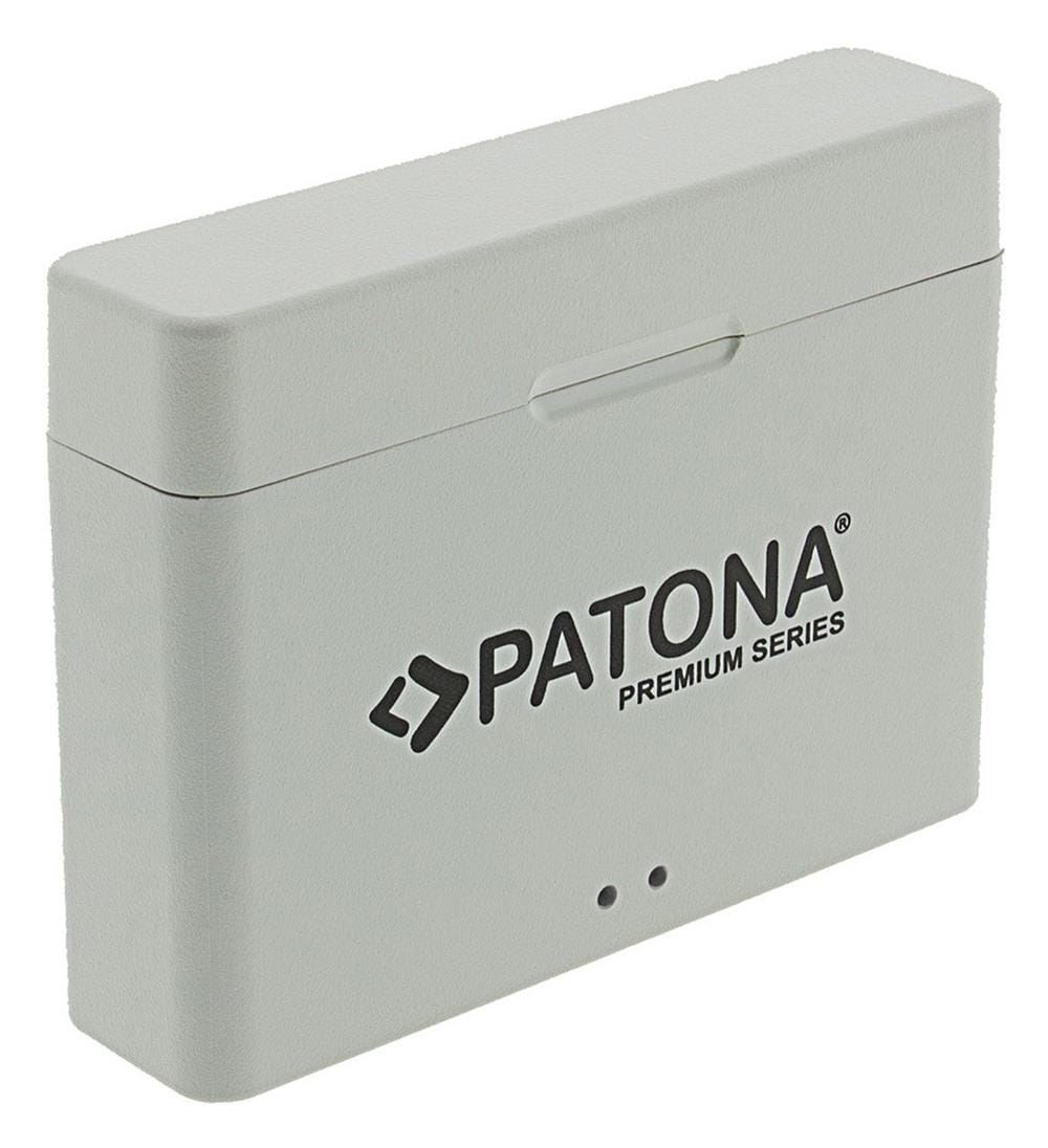 PATONA Premium Dual Charger Box ładowania dla DJI Osmo Action 3, 4 i 5 z kablem USB‑C