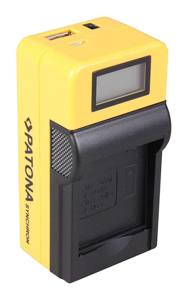 Chargeur USB Synchron PATONA pour Rollei RL410B avec affichage LCD