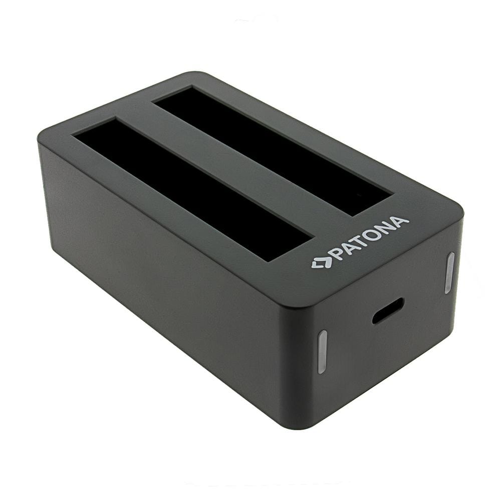 PATONA Dual Charger for Insta360 X5 CINSBAHA with USB‑C Cable