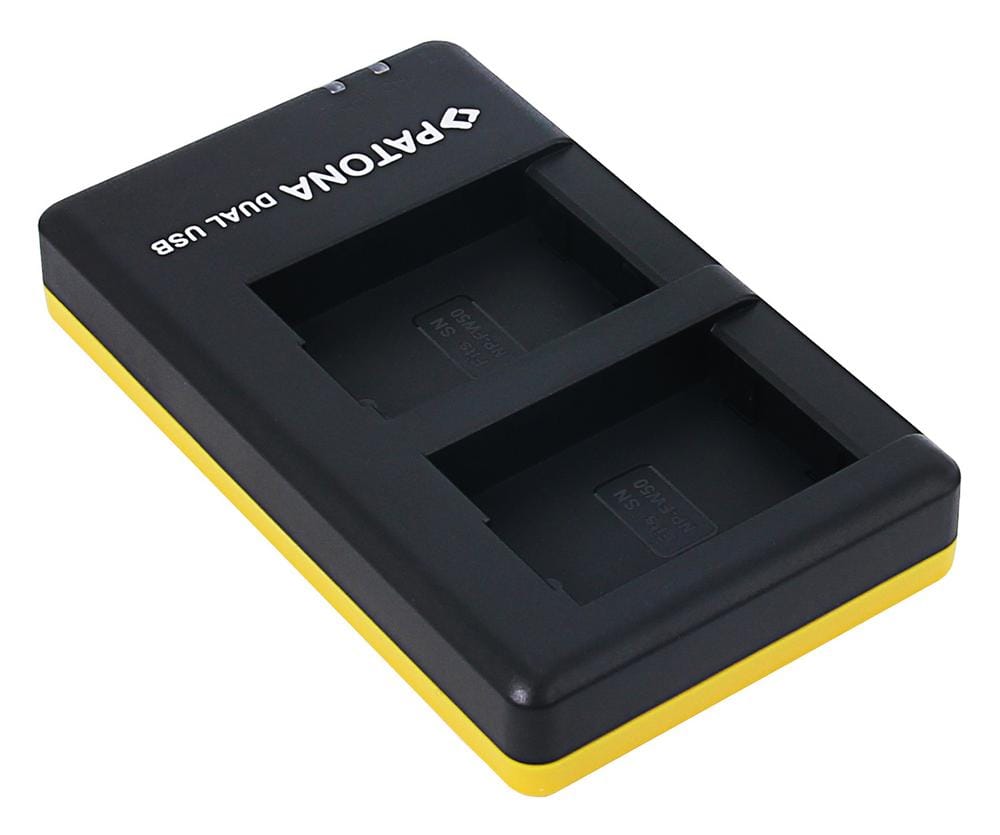PATONA Caricatore Duale Rapido per Sony NP-FW50, NEX 3, NEX 3C, NEX 5, NEX 5A, RX1R III, DSC RX1RM3, incluso USB PATONA Caricatore Duale Rapido per Sony NP-FW50, NEX 3, NEX 3C, NEX 5, NEX 5A, RX1R III, DSC RX1RM3, incluso USB