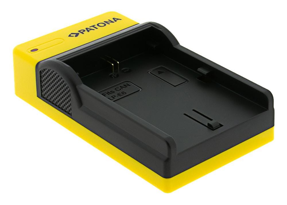 Carregador USB Slim PATONA com entrada USB‑C para Canon LP‑E6 EOS 5D 60D 60Da 6D 7D EOS 70D EOS‑70D