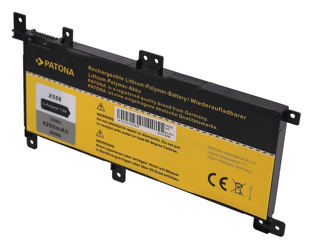 Bateria PATONA para Asus X556 Série 0B200-01750000 C21-N1509 C21N1509