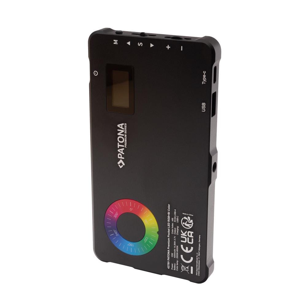 PATONA Premium RGB Light da Borsa con Funzione Powerbank
