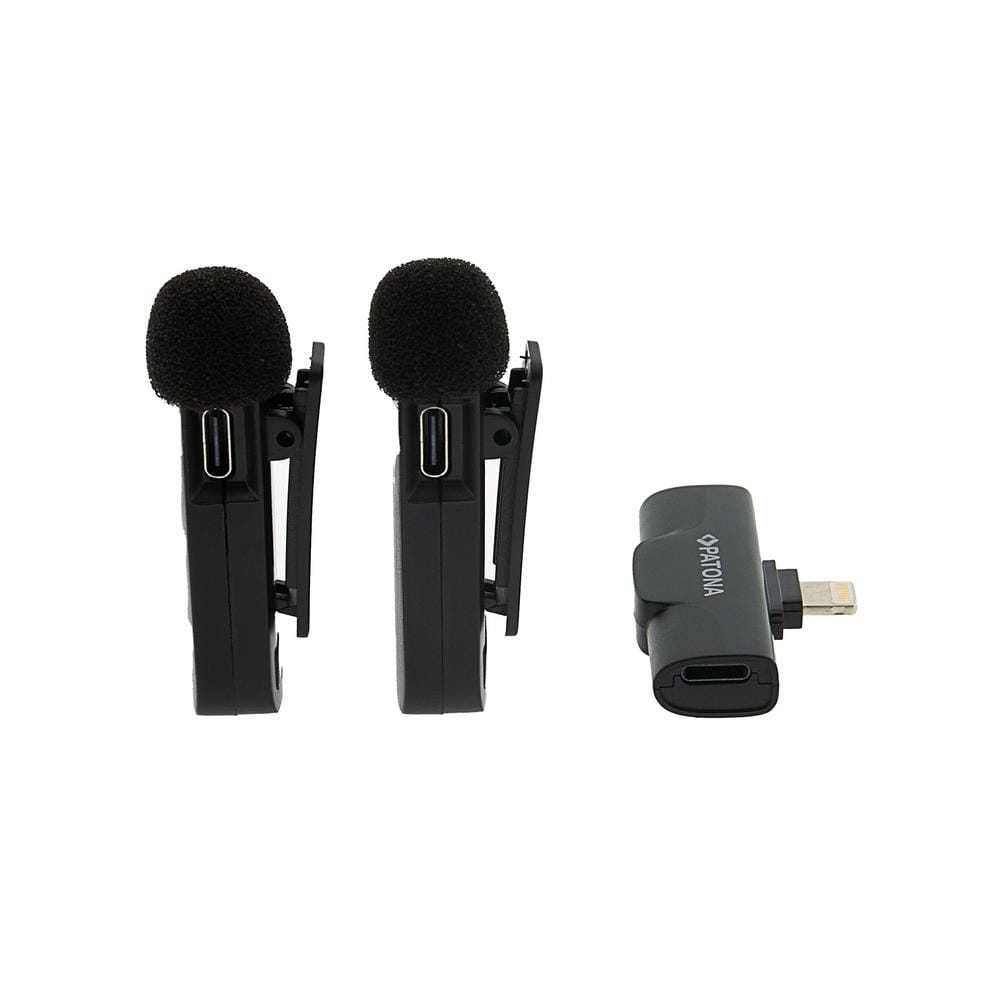 PATONA Premium Clip-on Lavalier Microphone for Apple iPhone and iPad