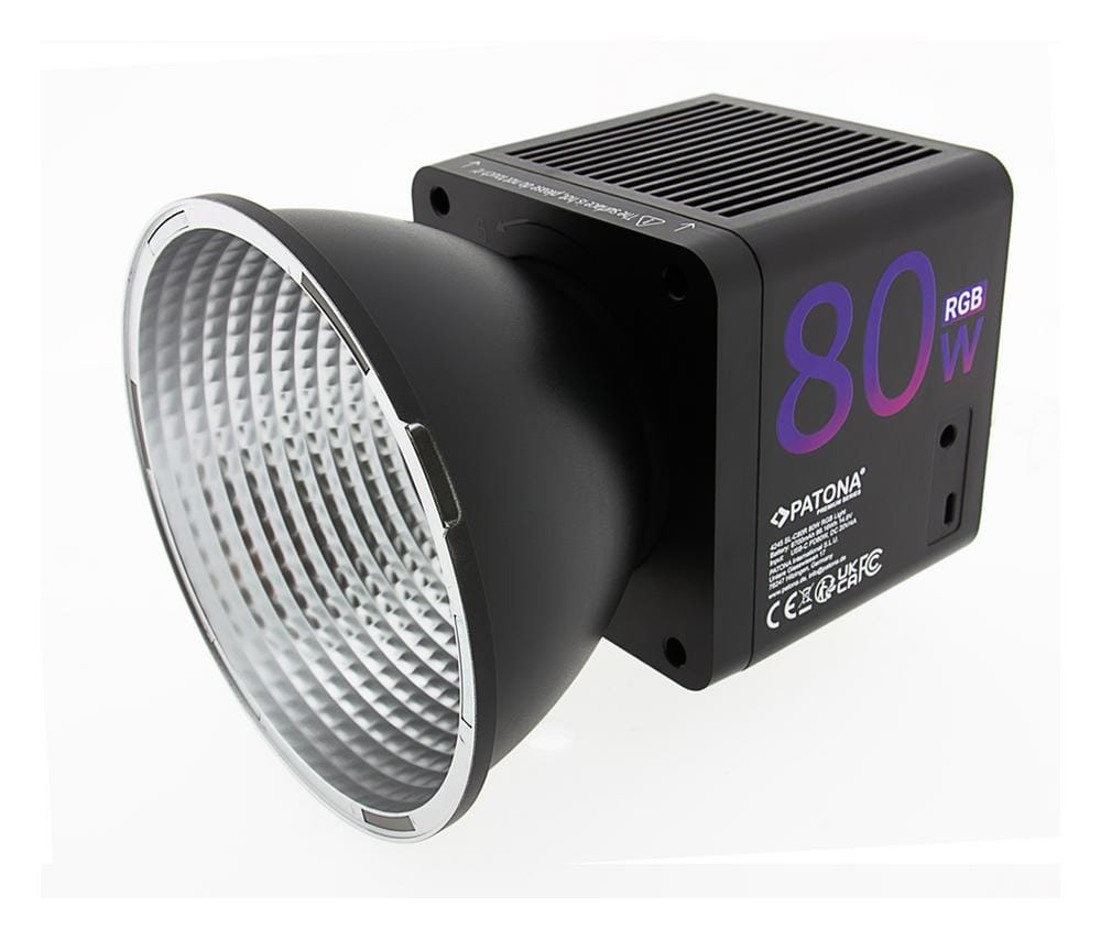 PATONA Premium SL-80R 80W LED RGB per video e foto con custodia
