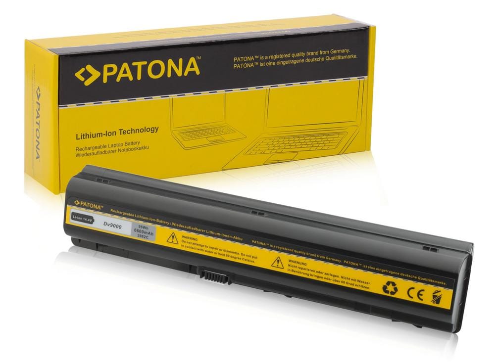 PATONA Battery for HP Pavilion DV9000 DV9100 DV9200 DV9500 6600 mAh