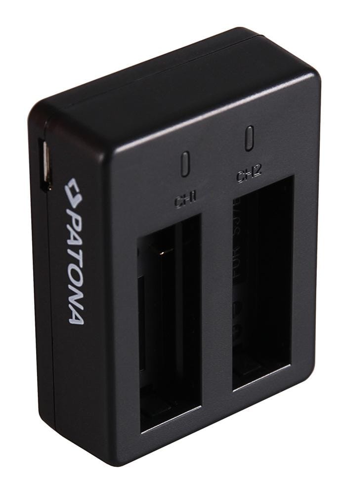PATONA Carregador Rápido Dual para SJCAM SJ7 Star com Cabo Micro-USB PATONA Carregador Rápido Dual para SJCAM SJ7 Star com Cabo Micro-USB