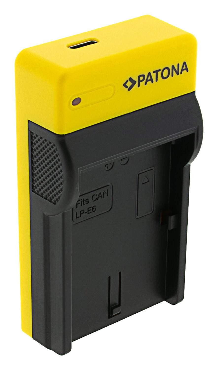 Carregador USB Slim PATONA com entrada USB‑C para Canon LP‑E6 EOS 5D 60D 60Da 6D 7D EOS 70D EOS‑70D