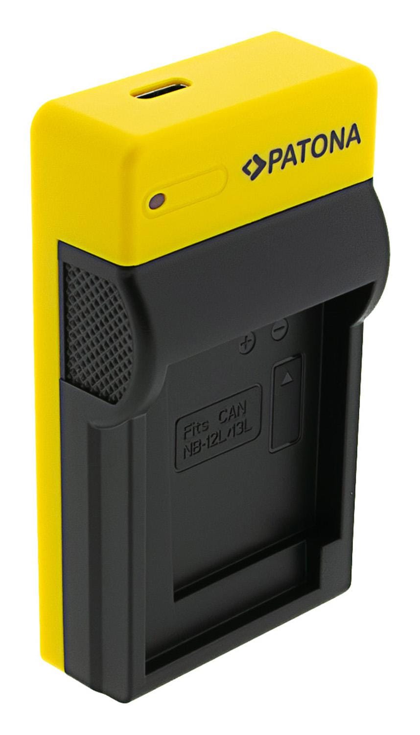 Caricatore USB Slim PATONA con ingresso USB‑C per Canon NB‑13L PowerShot G5 X G5X G7 X G7 X Mark II G7X Caricatore USB Slim PATONA con ingresso USB‑C per Canon NB‑13L PowerShot G5 X G5X G7 X G7 X Mark II G7X