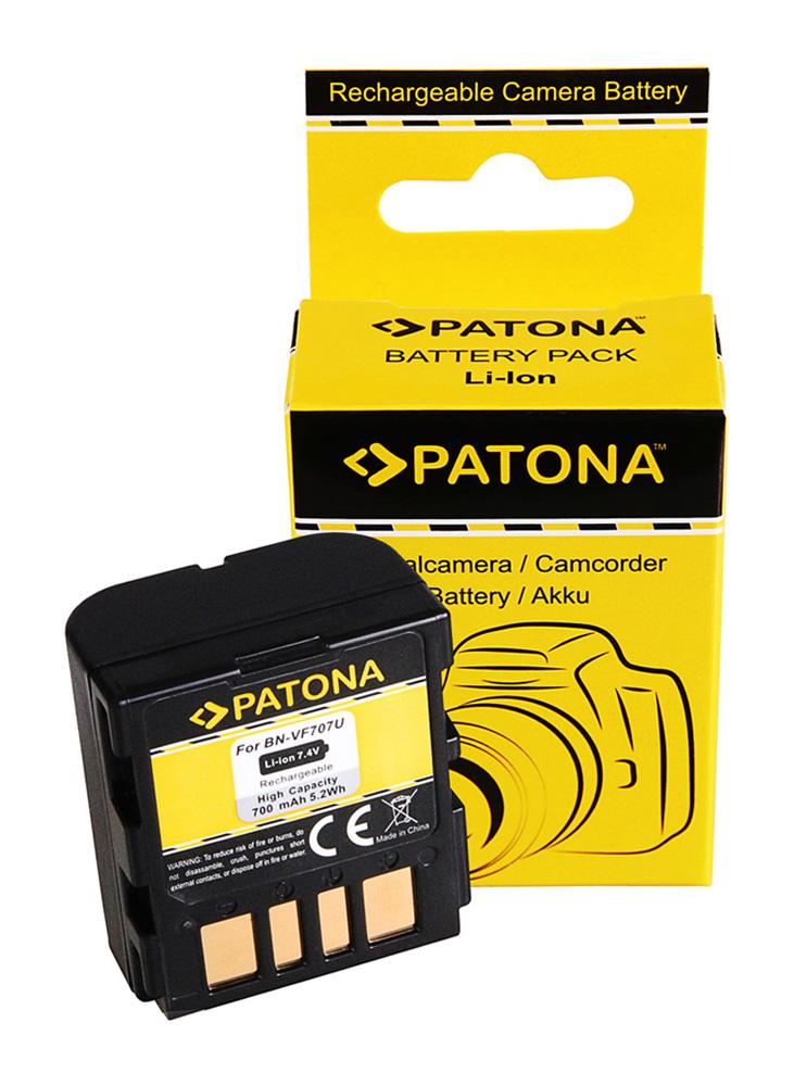 PATONA Batteria per JVC BN-VF707U JVCGRX4 JVCGRX5 JVCD250 JVCD270 JVCD290