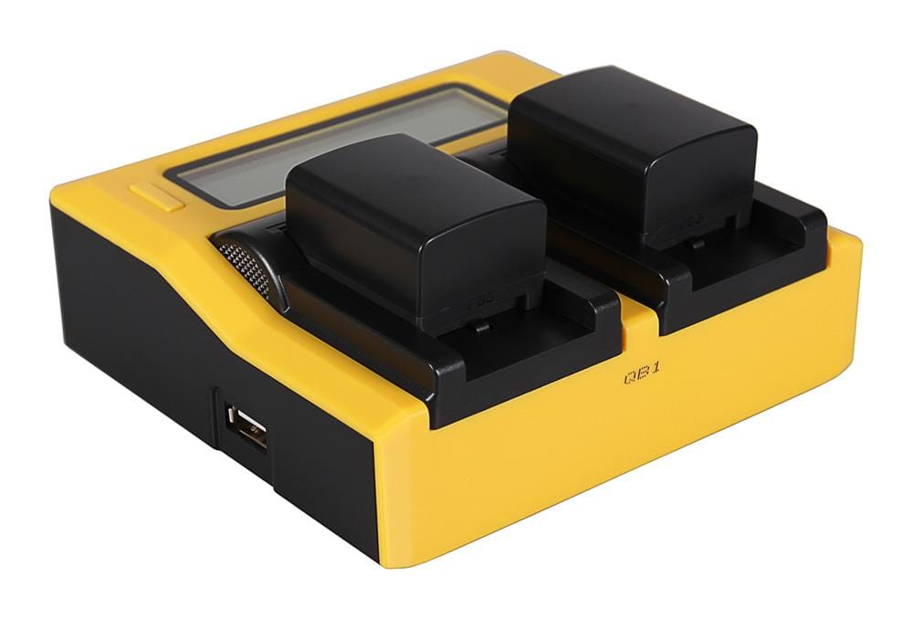 PATONA Carregador Dual LCD USB para Canon BP808 BP-808 BP819 BP-819 BP820 BP-820