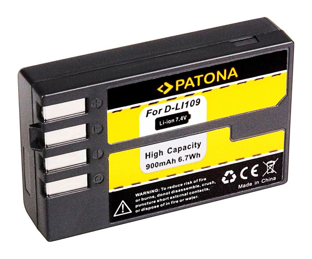 PATONA bateria para Pentax D Li109 D-Li109 K30 K-50 K-500 K2 K-2 K-R KR