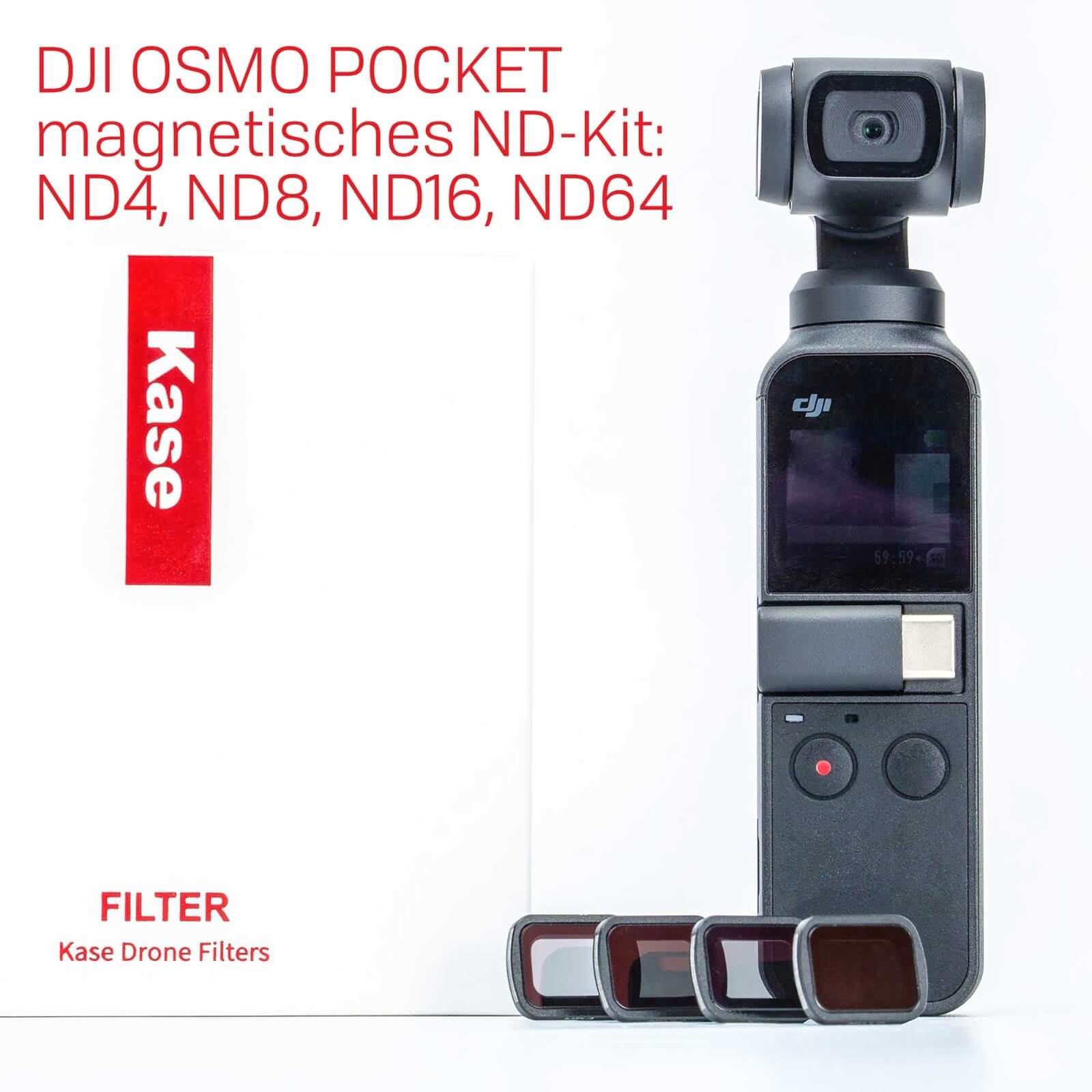DRONE Magnetyczny zestaw filtrów ND do DJI OSMO Pocket zawierający ND4 ND8 ND16 ND64 DRONE Magnetyczny zestaw filtrów ND do DJI OSMO Pocket zawierający ND4 ND8 ND16 ND64