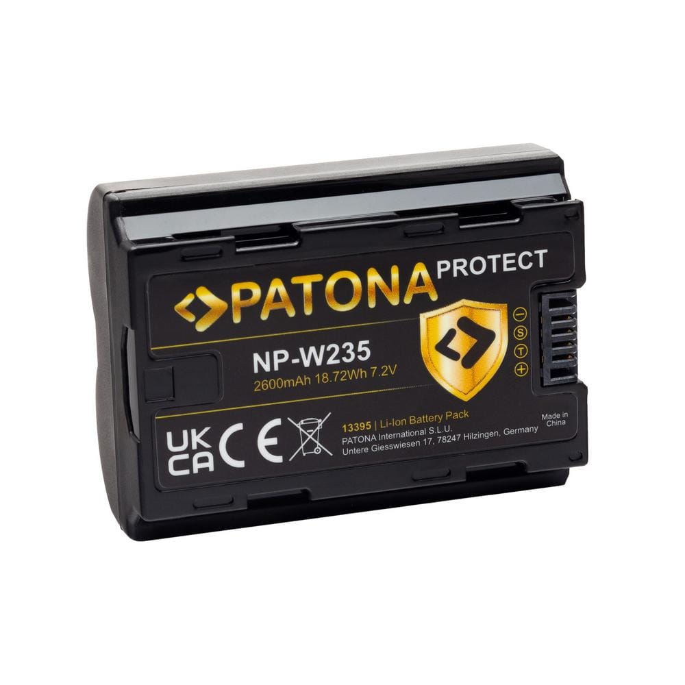 PATONA PROTECT Battery for Fuji FinePix NP-W235 XT-4 XT4