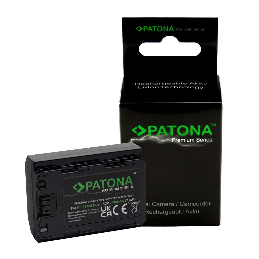 PATONA Batteria Premium per Sony NP-FZ100 A7 III A7M3 Alpha 7 III A7 R III A7RM3 Alpha 7 R III A9 Alpha 9