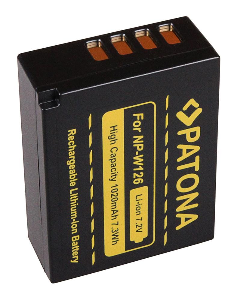 PATONA batteria per Fuji NP‑W126 HS33 EXR Fujifilm Finepix Pro 1 HS30 EXR