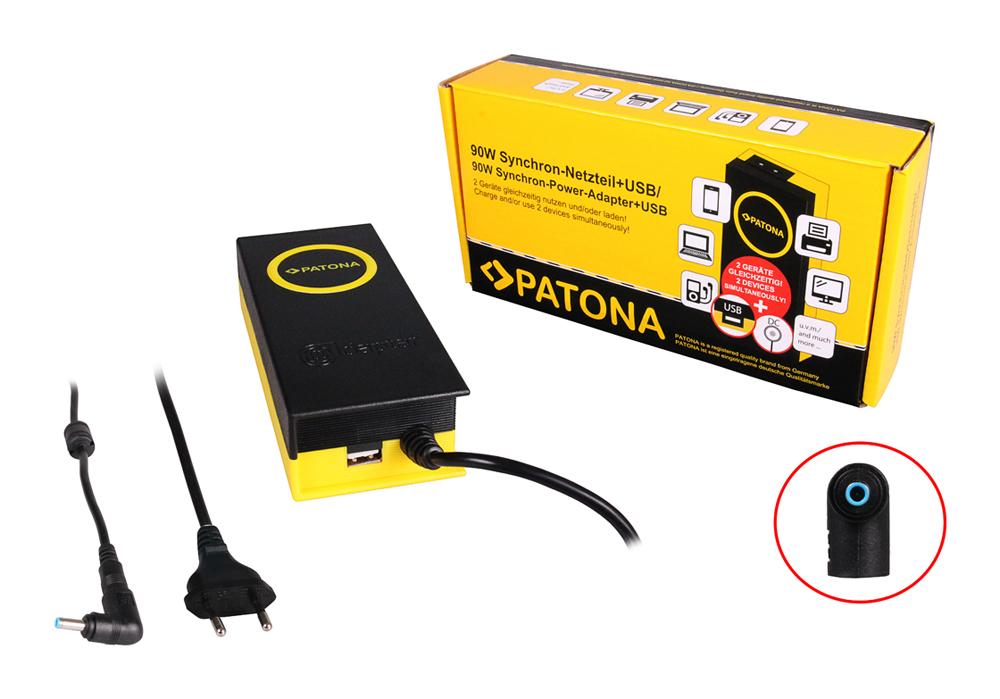 PATONA 90W Sync Power Supply 4.5 x 3 x 10 mm 19.5 V with USB Output 2.1 A PATONA 90W Sync Power Supply 4.5 x 3 x 10 mm 19.5 V with USB Output 2.1 A