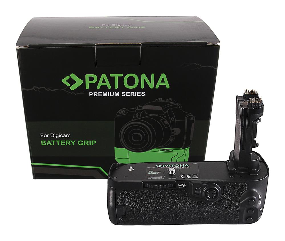 PATONA Premium Battery Grip for Canon EOS 5D Mark IV BG-E20RC with 2 LP-E6N Batteries and IR Remote