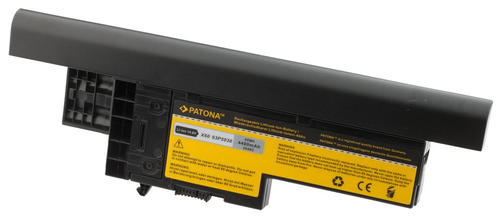 Bateria PATONA para IBM ThinkPad X60 1708 1709 2509 4400mAh Bateria PATONA para IBM ThinkPad X60 1708 1709 2509 4400mAh