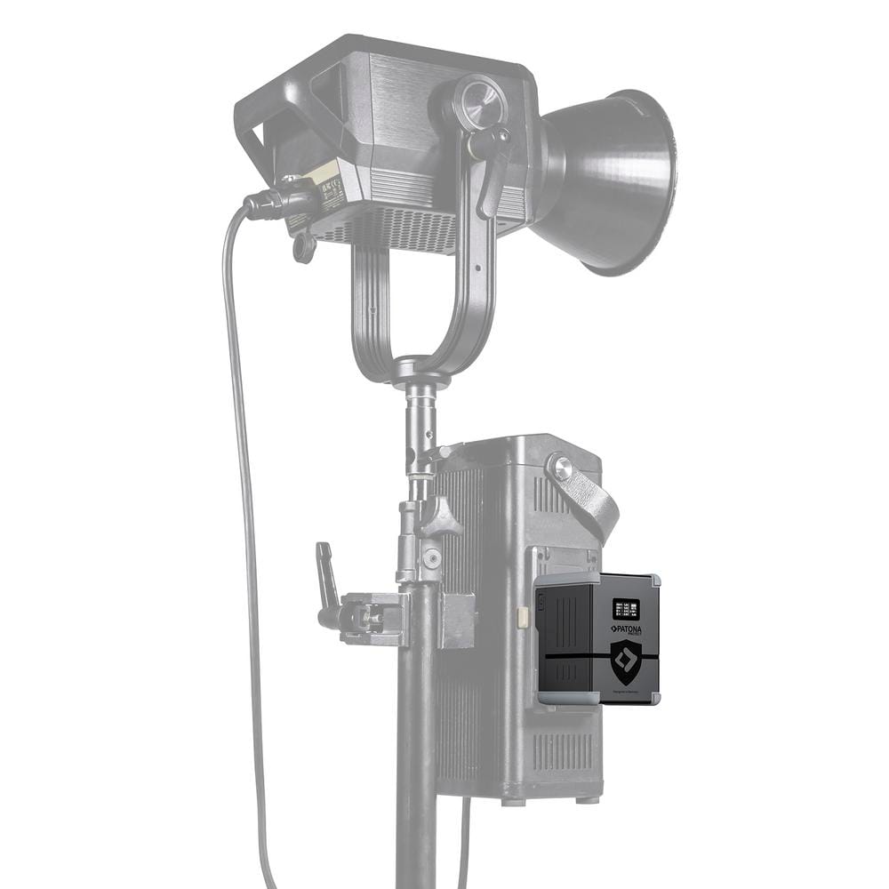 PATONA PROTECT V‑Mount Battery V150‑PD100 148 Wh USB‑C USB‑A D‑Tap 2 x DC‑out for DSLR Cameras, Camcorders, Monitors, Smartphones, Wireless Video Transmitters, Tablets, LED Lights