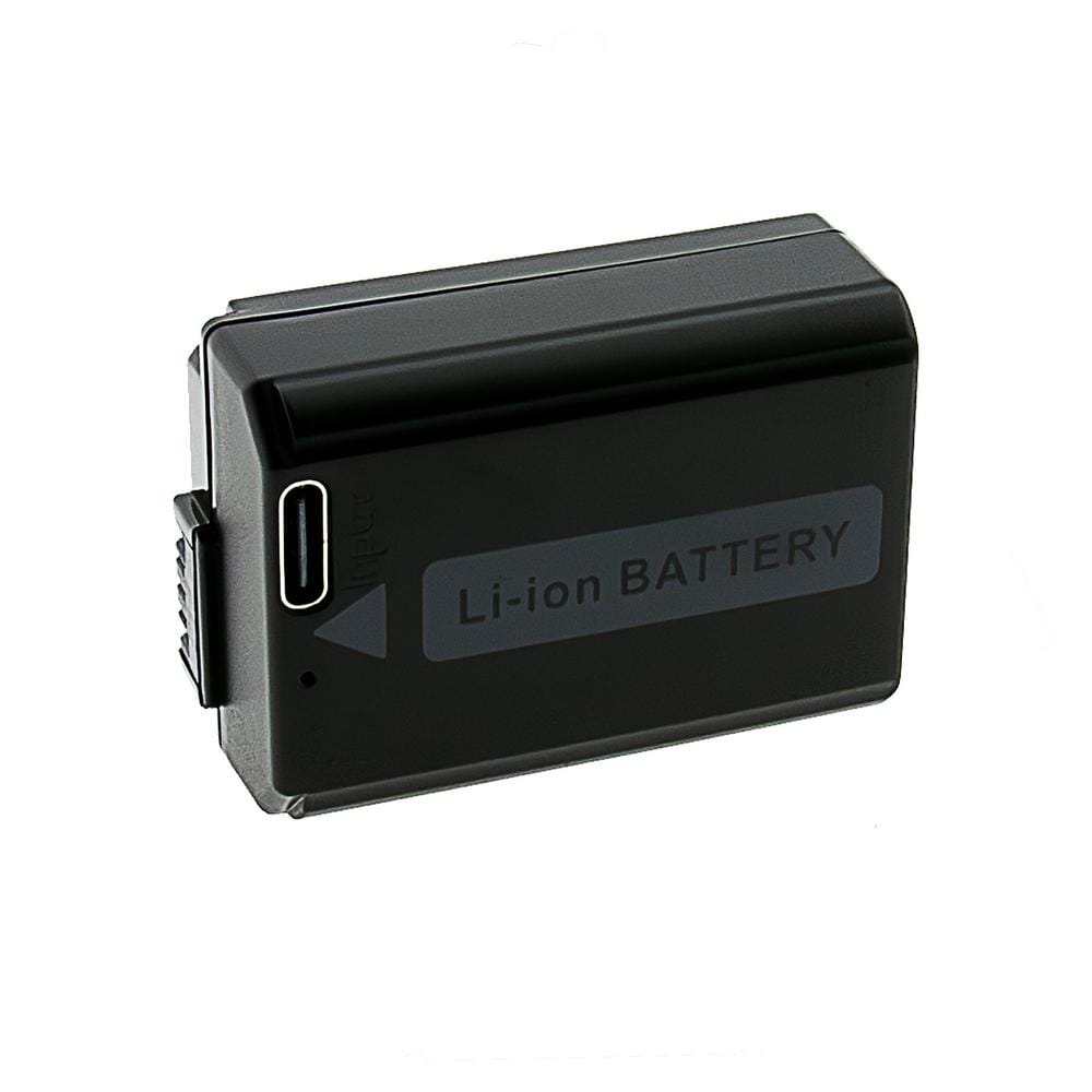 Patona Platinum Bateria com Entrada USB-C para Sony NP-FW50 NEX 3 NEX 3C NEX 5 NEX 5A RX1R III DSC-RX1RM3