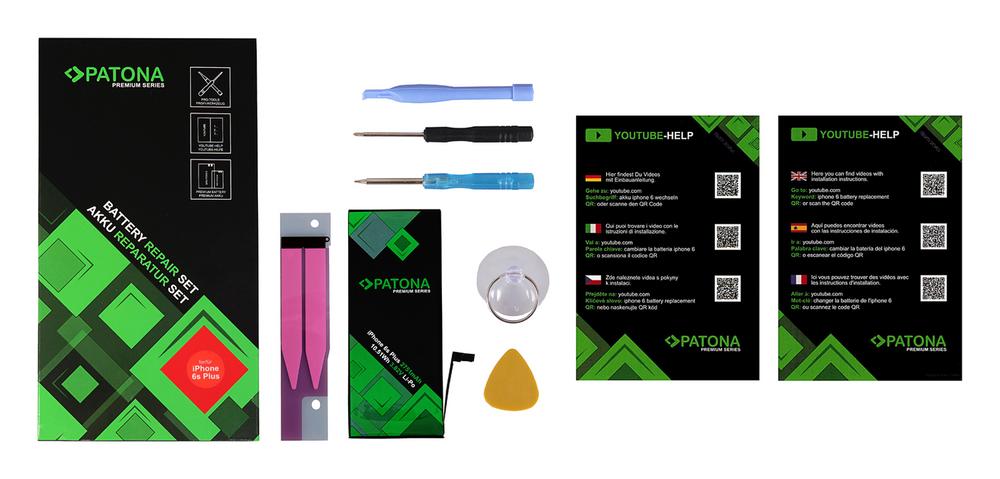 PATONA Premium Bateria para Apple iPhone 6s Plus 616-00042 616-00045 A1522 A1524 A1593 A1634 A1687 A1699 PATONA Premium Bateria para Apple iPhone 6s Plus 616-00042 616-00045 A1522 A1524 A1593 A1634 A1687 A1699