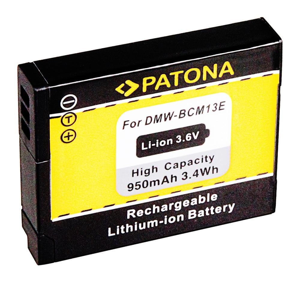 PATONA batteria per Panasonic DMW-BCM13 DMC-ZS30 DMC-TZ40 DMC-TZ41 DMC-TS5 DMC-FT5
