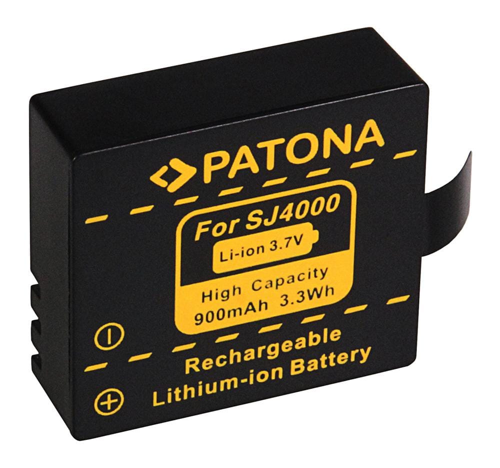 PATONA bateria para SJCAM SJ4000 SubTig3 e Rollei Actioncam 220 300 300 Plus 310 330 415 416 426 PATONA bateria para SJCAM SJ4000 SubTig3 e Rollei Actioncam 220 300 300 Plus 310 330 415 416 426